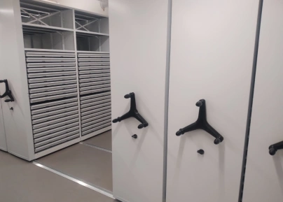 Мобильные стеллажи для чертежей, карт и планов