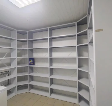 Стационарные угловые стеллажи