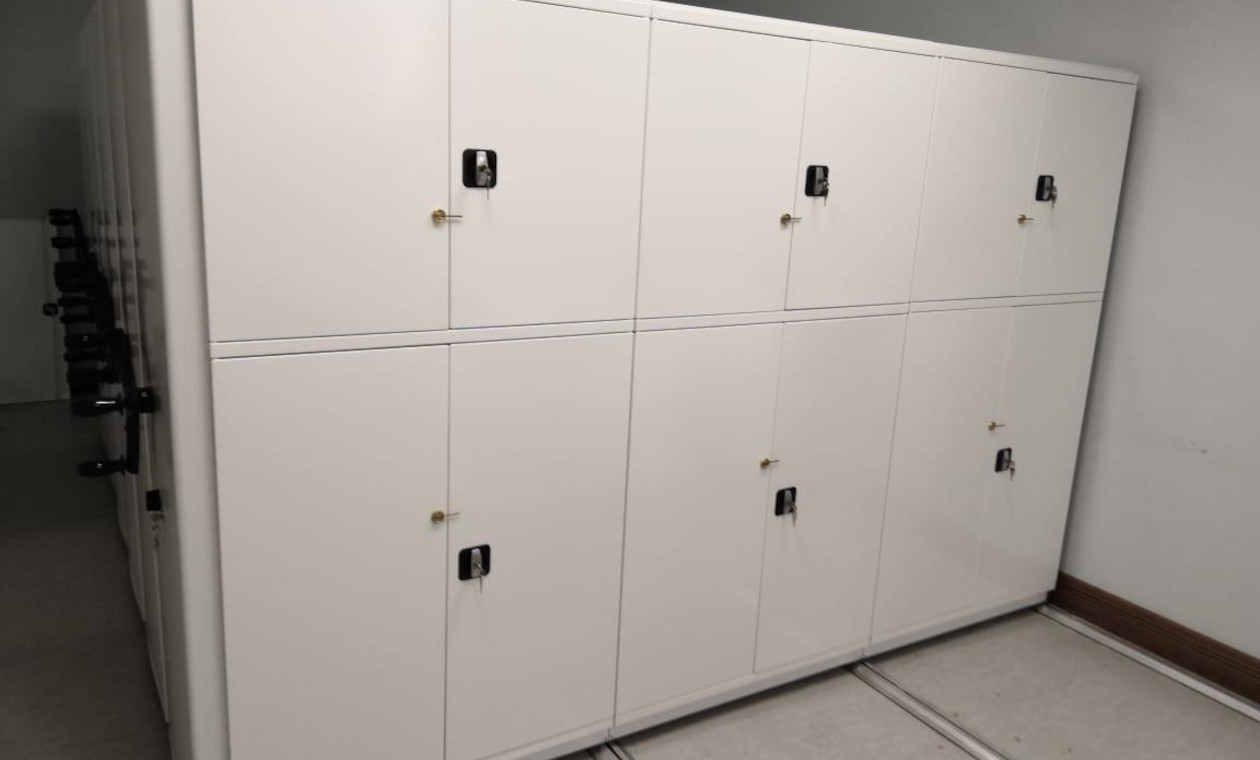 Опечатывающие  устройства на стеллажах